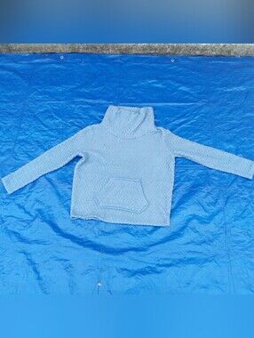 Izod Cozy Light Blue Turtleneck Pullover Sweater
